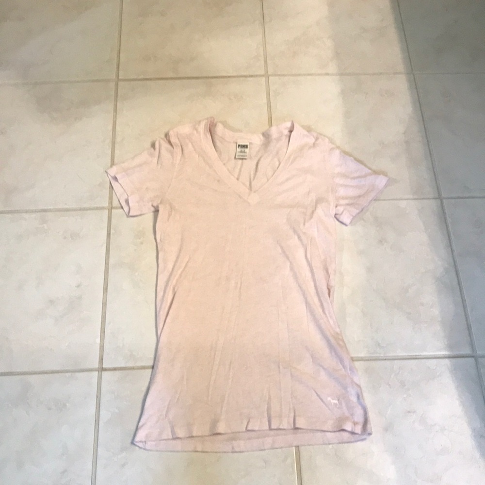 PINK blush v-neck